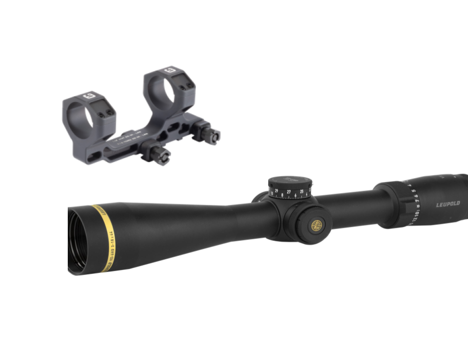 PACKAGE: Leupold VX-6HD 3-18X44 CDS-ZL2 SIDE FOCUS ILLUM. TMOA w/ Badger Ordnance 1.70″ Mount