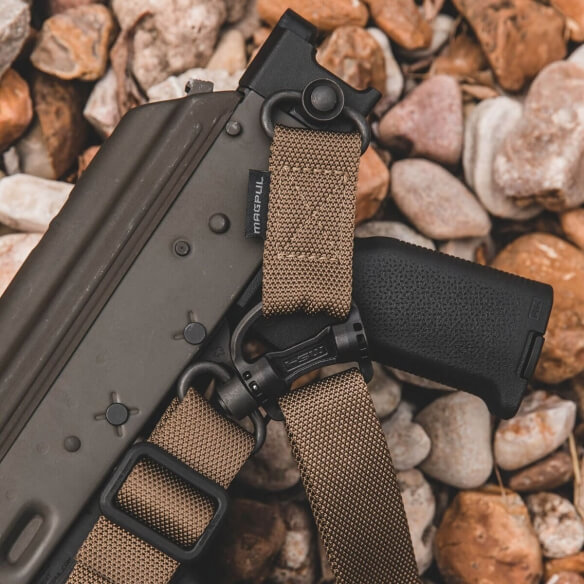 thumbnail image 2 of Magpul MS4 Dual QD / MS3 Multi-Mission Tactical Sling – 2-Point, Ambidextrous, Beige, MAG518 2 of 6