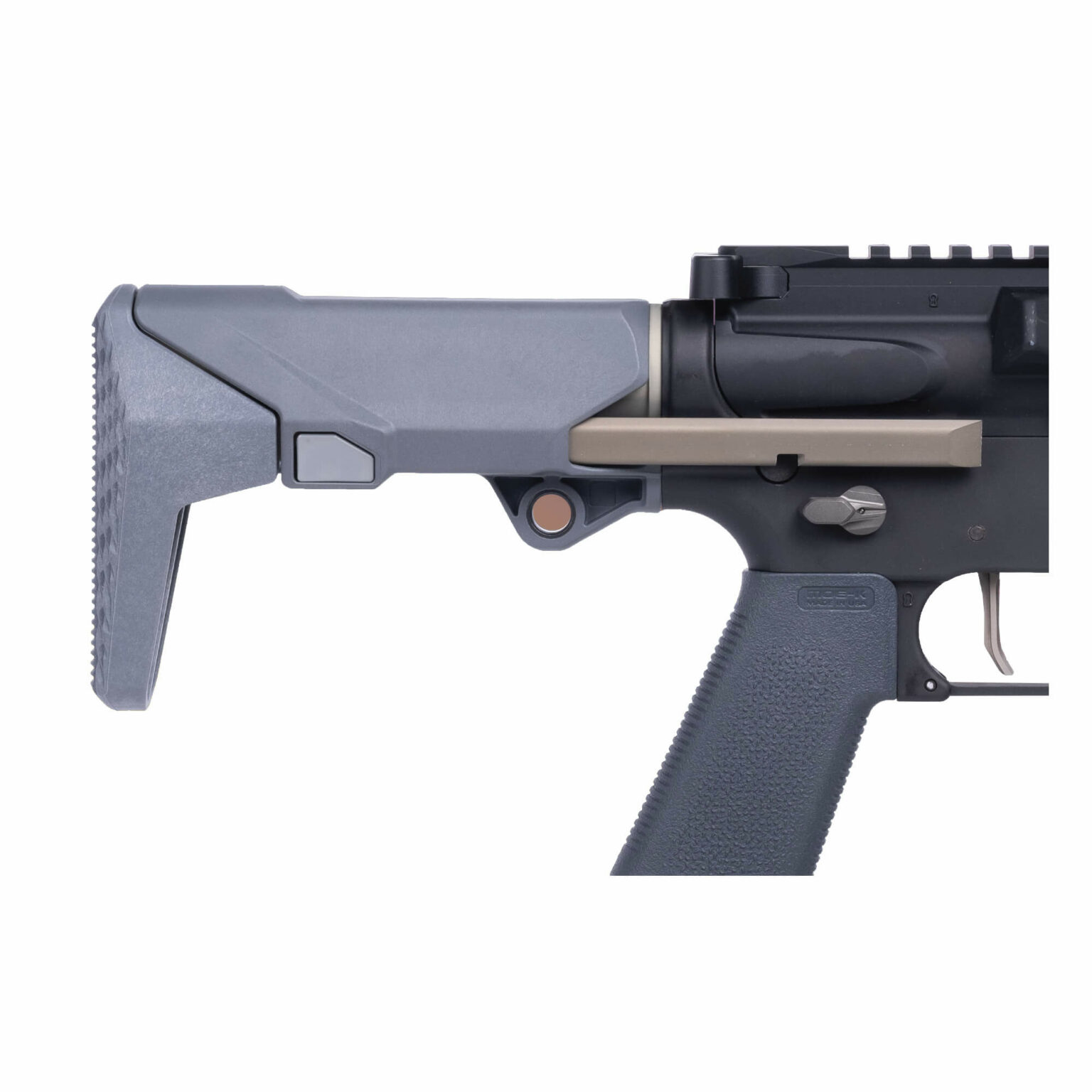Q AAC Shorty Stock Gray| Q-ACC-SHORTY-STOCK-GRY | Big Tex Ordnance