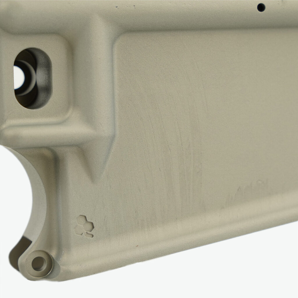 Hodge Defense Mod 1 Stripped Lower Receiver V2- 7075, Clear