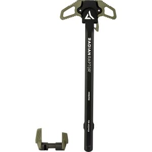 Radian Weapons, Raptor/Talon, Charging Handle/Safety Combo, Nitride Finish, Olive Drab Green, Fits AR-15